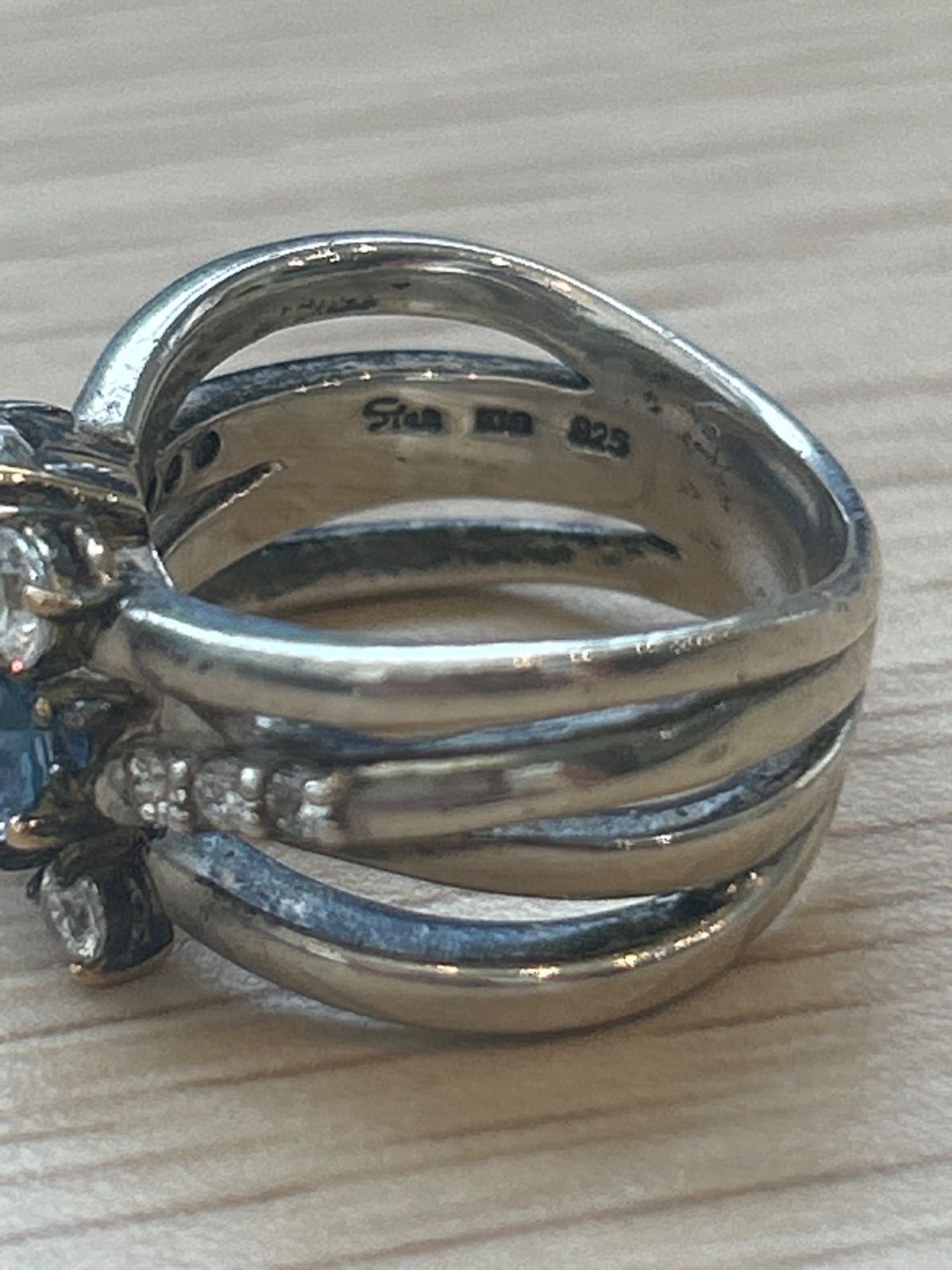 STAR JEWELRY（スタージュエリー） リング Sv925×K18 7.7g