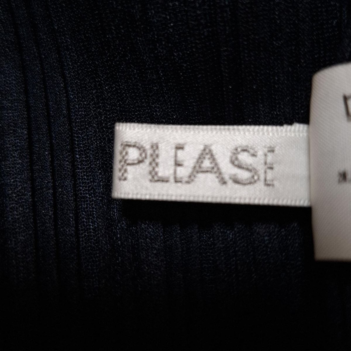 PLEATS PLEASE(プリーツプリーズ) マフラー - ネイビー スヌード  