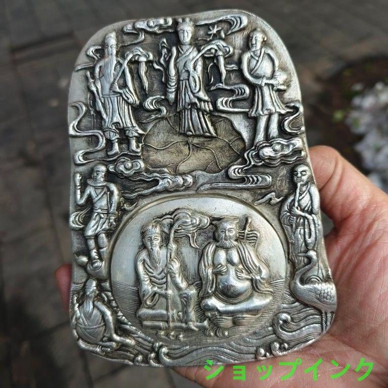 彫刻 浮彫り八面八仙仏像 筆箱 書道具 文房具 現代工芸品美術品 置物 竹 彫刻 十八羅漢筆箱 書道具 文房具 現代工芸品 美術品 置物