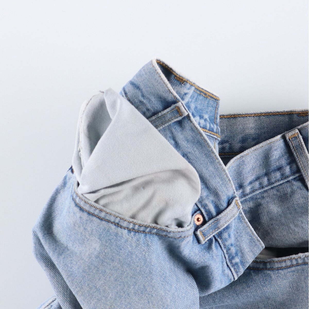 FIT テーパードデニムパンツ