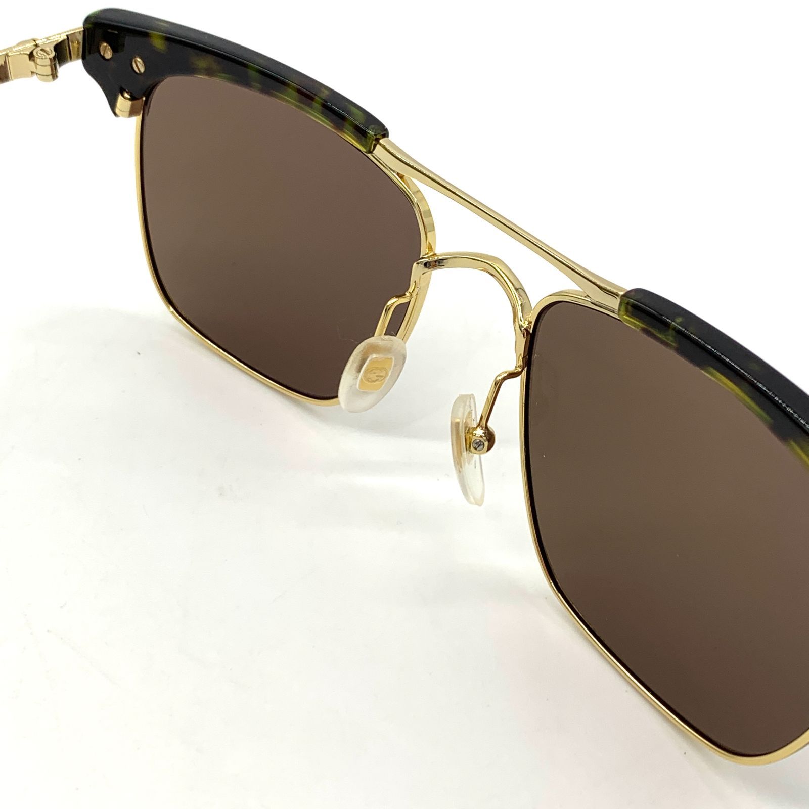 ▽GUCCI/グッチ サングラス GG0287S 003 52□18‐150 ブラウン/ブラック