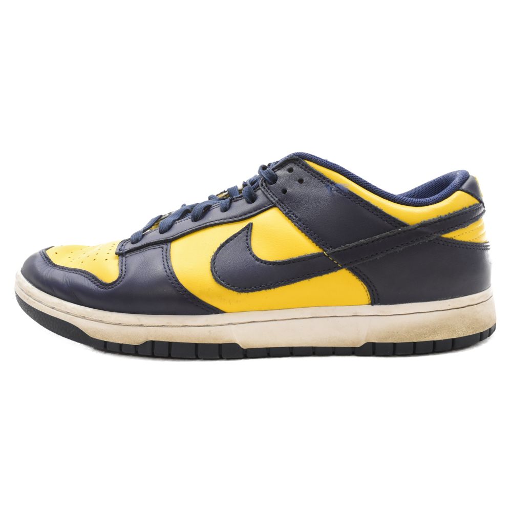 NIKE (ナイキ) DUNK LOW RETRO MICHIGAN ダンクローミシガン ローカットスニーカー ネイビー/イエロー US12/30cm  DD1391-700 - メルカリ