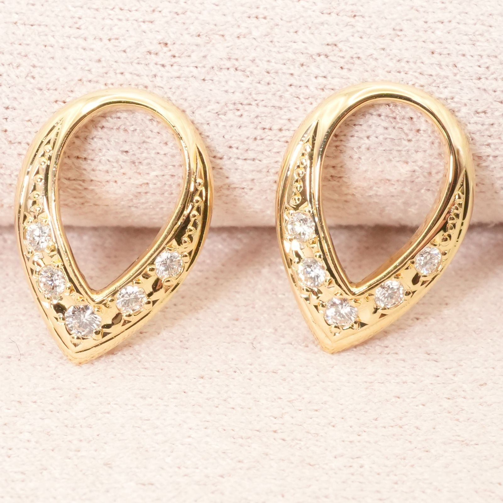 k18 チャーム　ミキモト MIKIMOTO ミキモト ブレスレット 5モチーフ チャーム付き パール