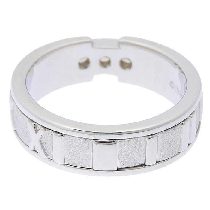 TIFFANY & Co. ティファニー アトラス 3P ダイヤ リング K18WG