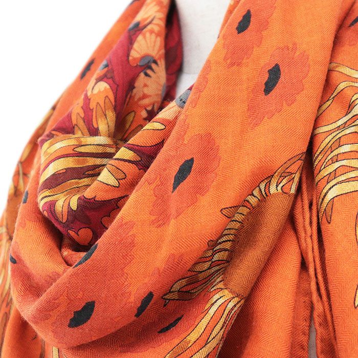 美品】HERMES PARIS エルメス パリ スカーフ カレジェアン140