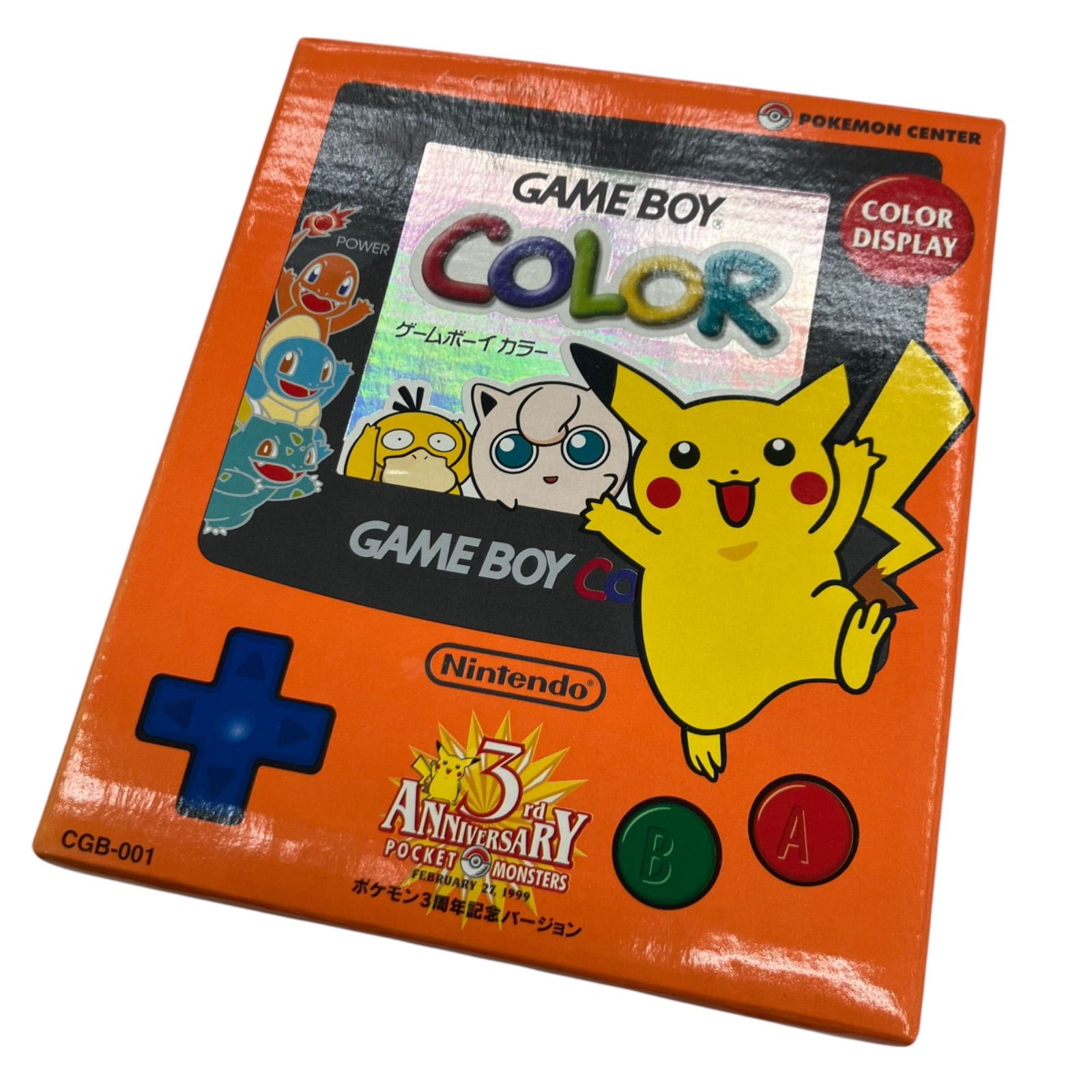 186000 現状品 任天堂 GAME BOY COLOR ポケモン3周年限定品