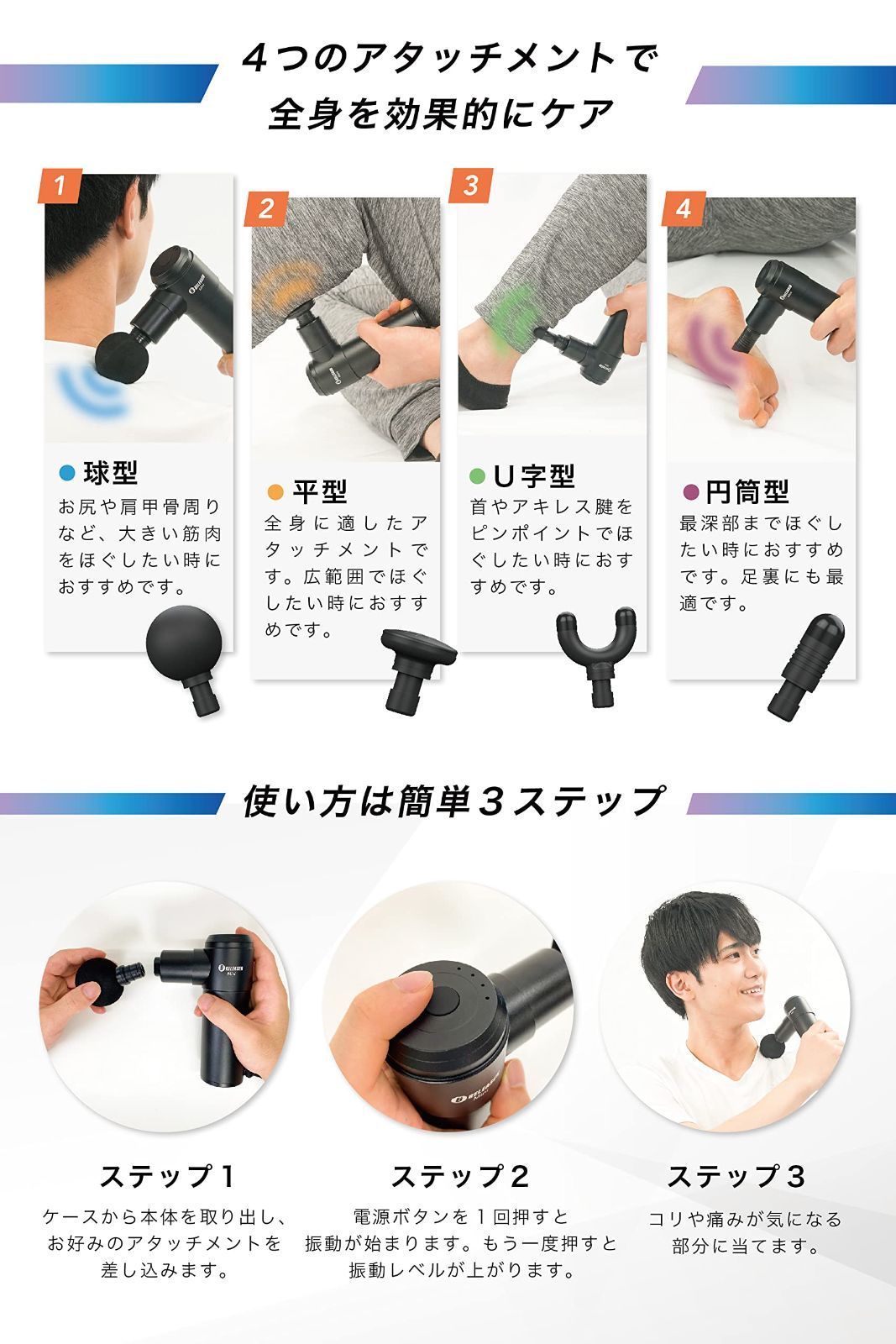 uFit RELEASER Mini 小型 充電式 - 健康