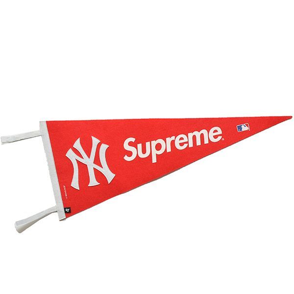 送料無料☆新品 正規品 15SS supreme ヤンキース Pennant Supreme×NewYork Yankees 2015SS Pennant - メルカリ
