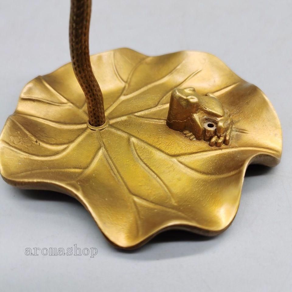 新品同様 銅器 工芸品 装飾品 香道具 茶道具 茶道香炉 蓮華炉 倒流香炉 工芸品