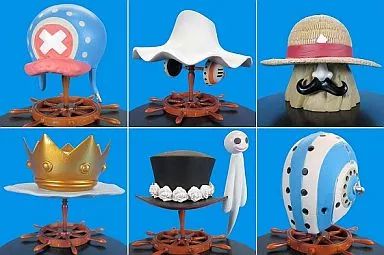 中古】ペットボトルキャップ 全6種セッ ト 「ワンピース H.A.T.
