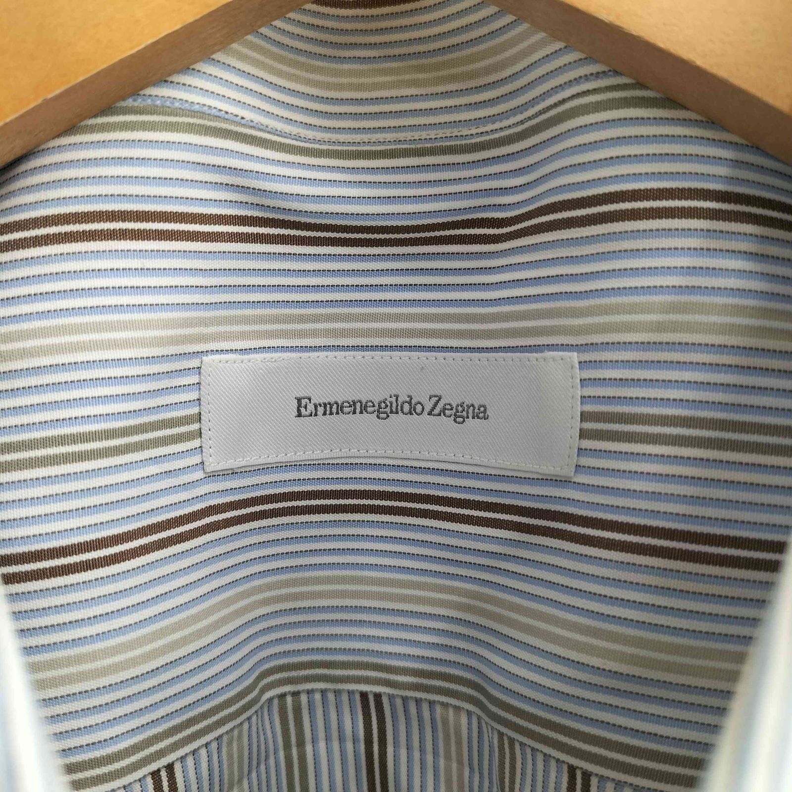 エルメネジルドゼニア Ermenegildo Zegna マルチストライプ L/S