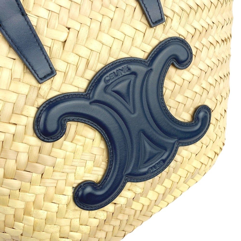 □新同□ セリーヌ トリオンフ ティーン クラシック パニエ カゴ  