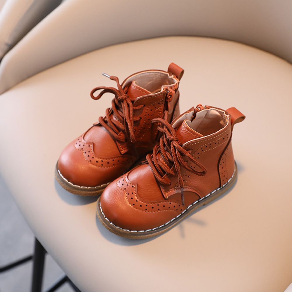 子ども ブーツ 17cm （MARNI Logo lace-up boots キッズシューズ 