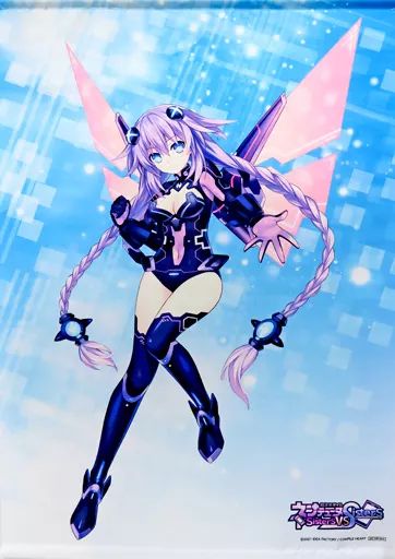 【中古】タペストリー パープルハート B2タペストリー 「Switchソフト 超次元ゲイム ネプテューヌ Sisters vs Sisters」 ソフマップ購入特典