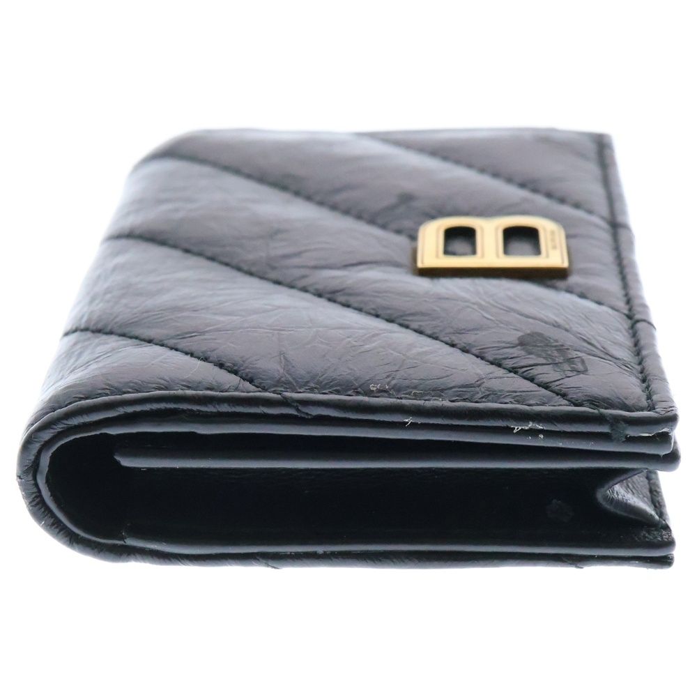 バレンシアガ CRUSH レザー名刺入れ BALENCIAGA (バレンシアガ) Crush Card Holder クラッシュレザー