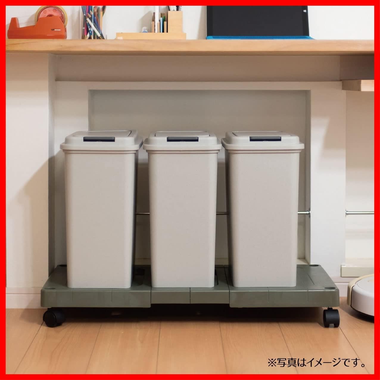 Belca ゴミ箱 プッシュペール20 L 容量20リットル 幅20 6 奥行33 8 高さ38 9 cm ライトグレー 石目調 フタ付き ダストボックス DB 20