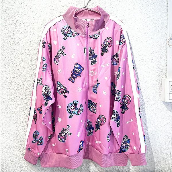 寺田テラ てきとう女子 トラックジャケット ピンク Terada Tera s World