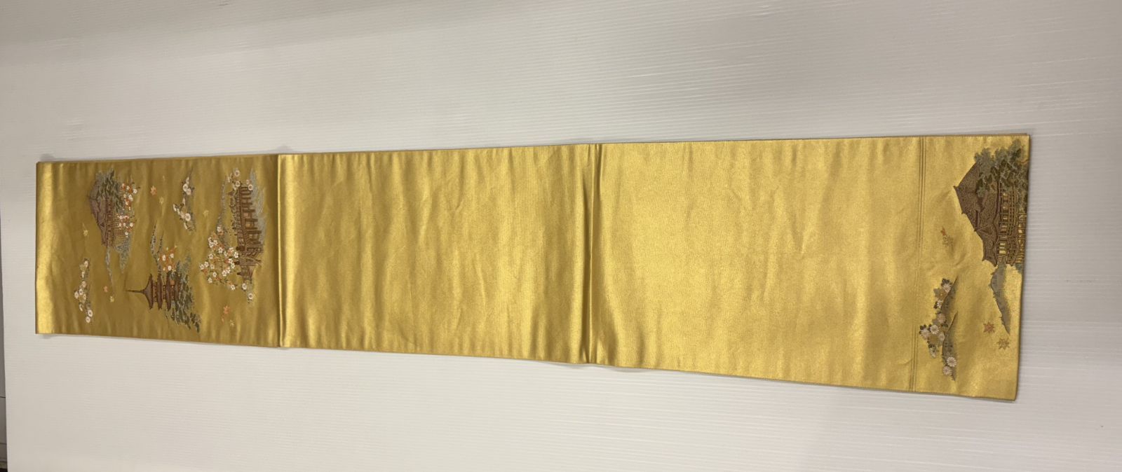 希少品】西陣 廣裳佳苑 本金泥箔袋帯 京百景絵図 - メルカリ