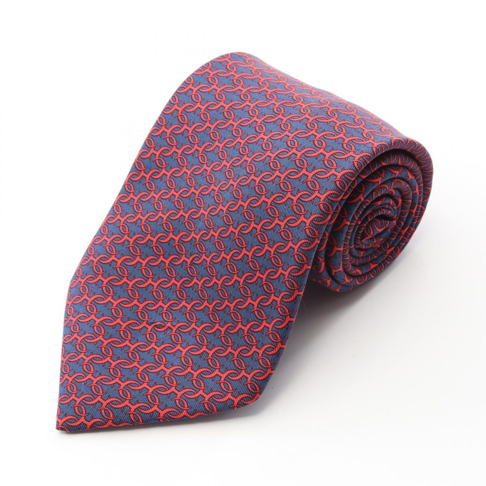 エルメス HERMES ネクタイ シルク ネクタイ メンズ Used A