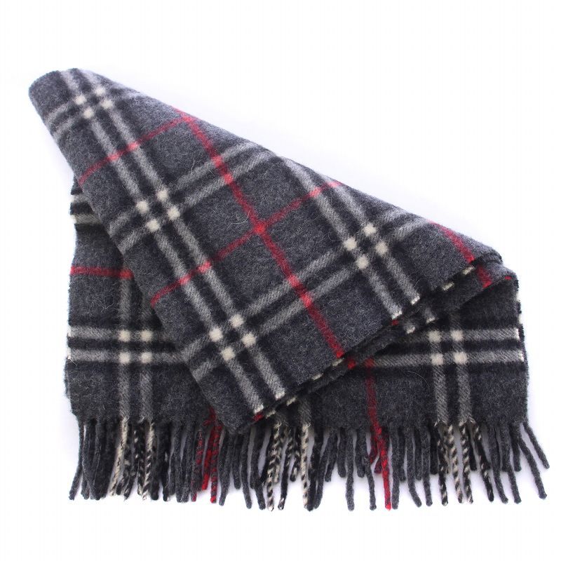 Burberry バーバリー マフラー Bロゴ カシミヤ｜カシミア ロゴマフラー