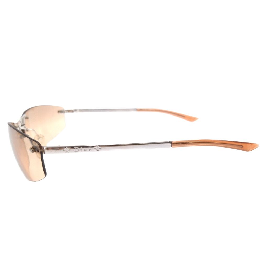 DIOR (ディオール) リムレス カラーレンズサングラス シルバー