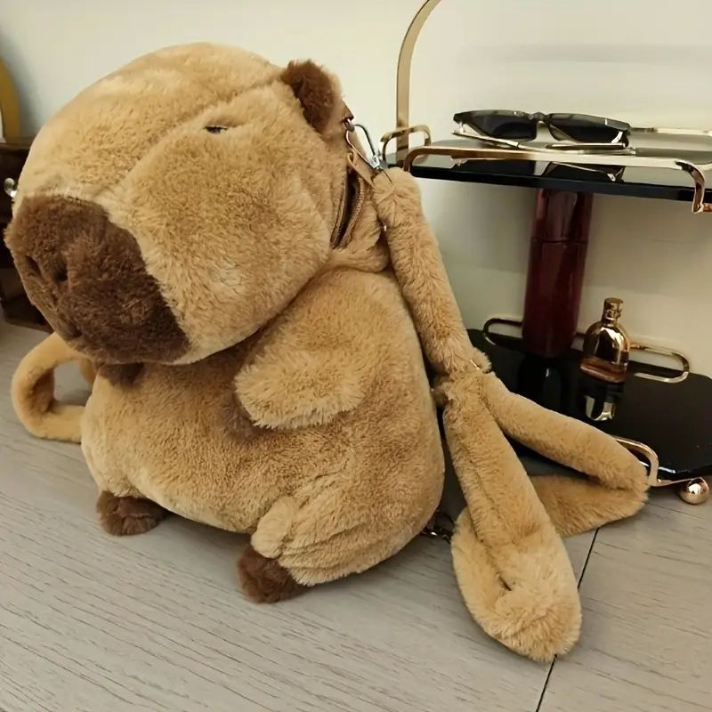 キュートなカピバラ型リュックサックカピバラぬいぐるみバック