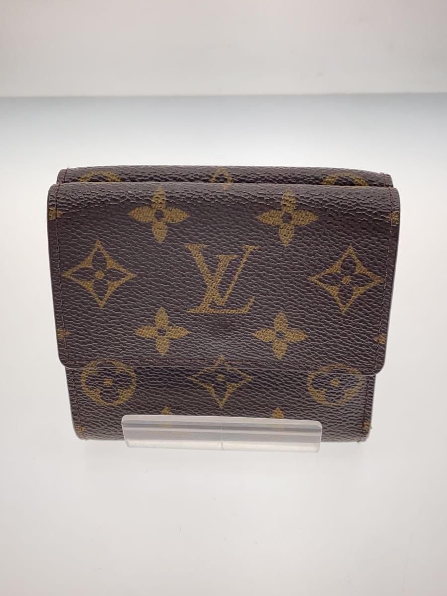 LOUIS VUITTON ポルト・モネ・ビエ・カルト・クレディ_モノグラム・キャンバス_BRW PVC ブラウン レディース - メルカリ