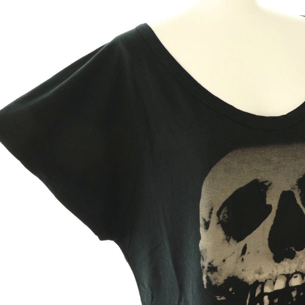 ヒステリックグラマー　スカルベリーTシャツ　ブラック　フリーサイズ SKULL BERRY チビTシャツ|HYSTERIC GLAMOUR WOMEN | HYSTERIC