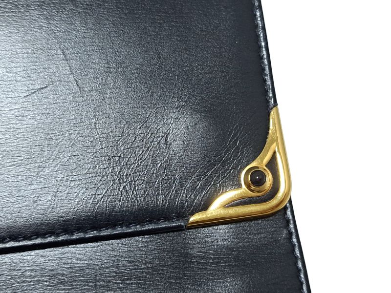 カルティエ　Cartier サファイアライン　長財布　ブラック 楽天市場】【中古】【良い】 Cartier カルティエ サファイアライン