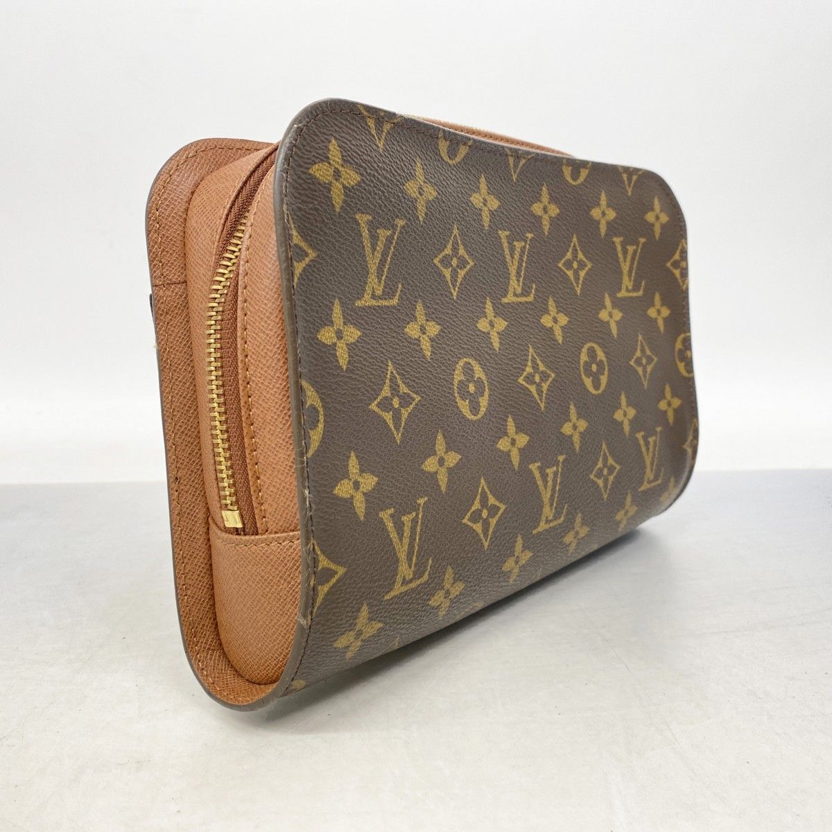 5ma0534 ルイヴィトン クラッチバッグ モノグラム オルセー M51790 ブラウン メンズ