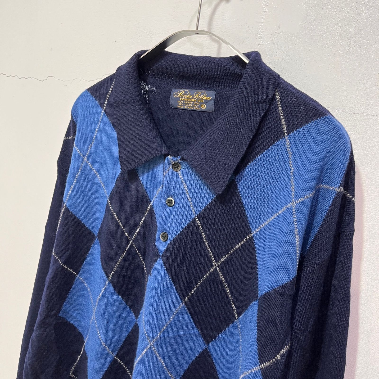 ☆Brooks Broters☆ブルックスブラザーズ☆90s☆アーガイル柄 