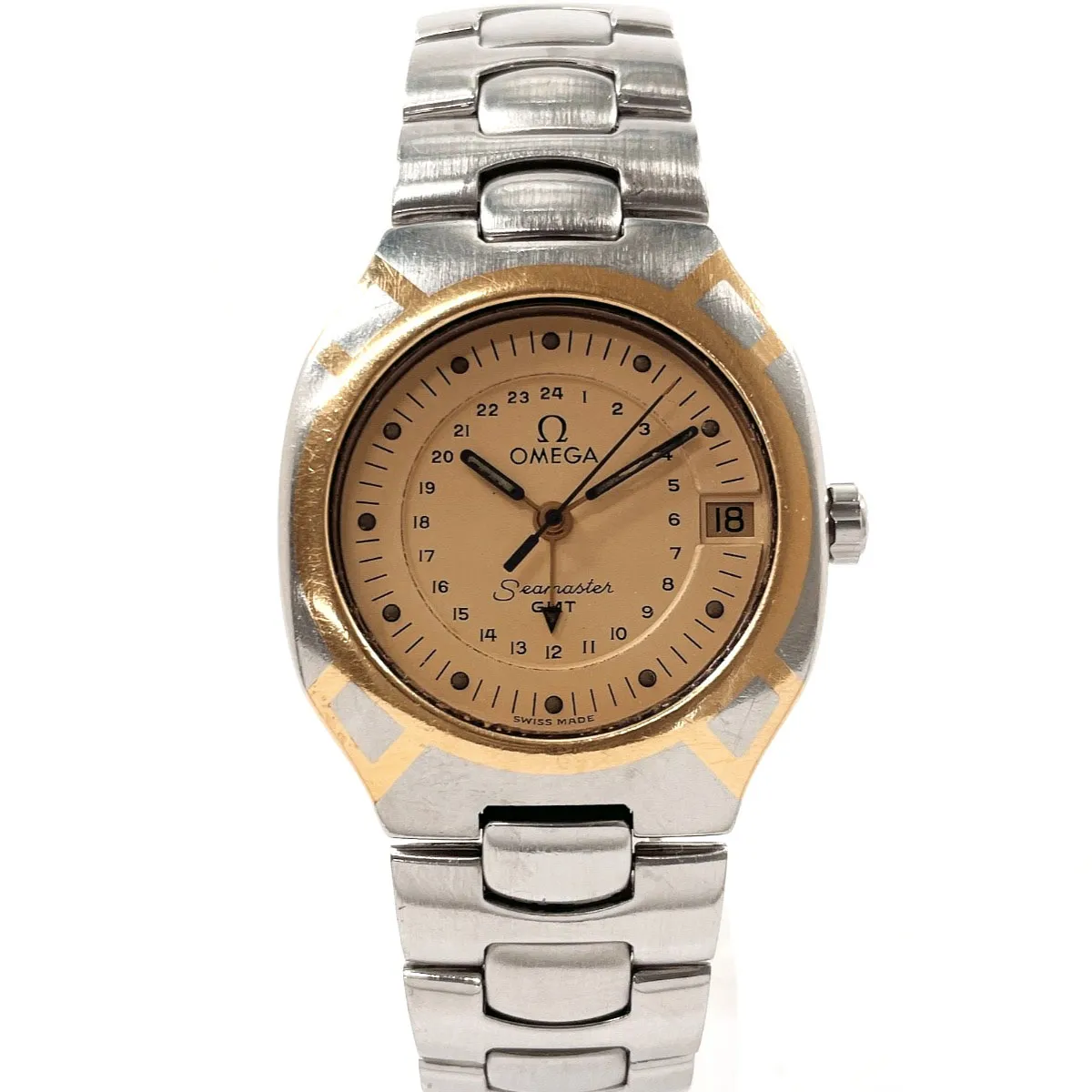 OMEGA Seamaster ポラリス ステンレススチール ゴールドコンビ OMEGA