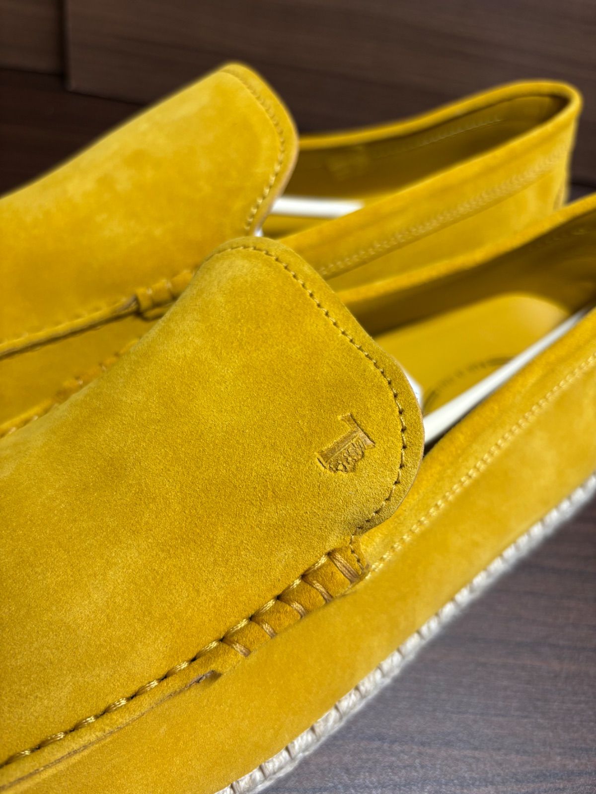 トッズ ドライビングシューズ イエロー　未使用品　size29.5㎝ トッズ ドライビングシューズ イエロー 未使用品 size29.5