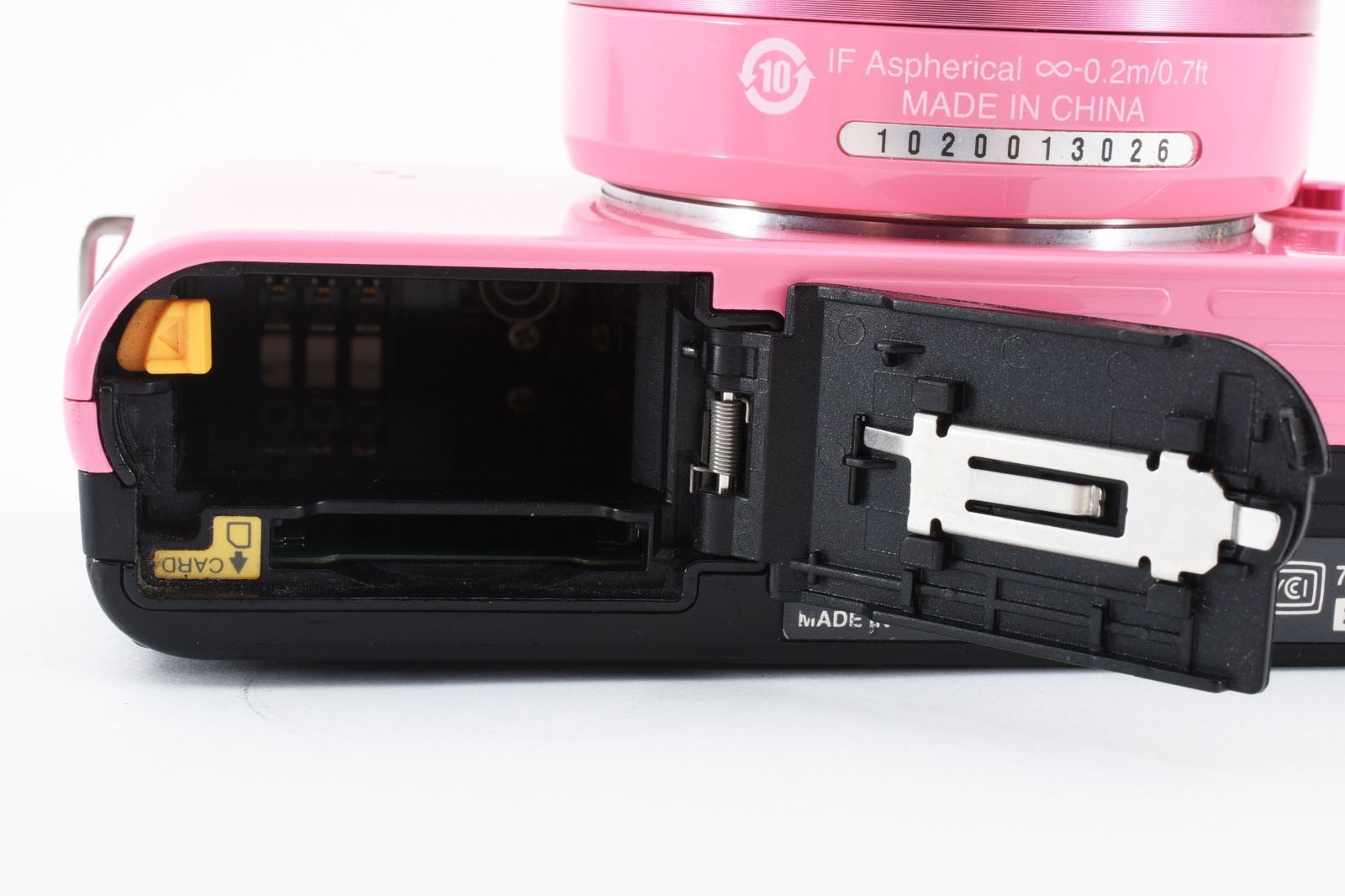 3444 【ジャンク】 Nikon 1 J1 Digital Camera 10-30mm Lens Kit Pink 