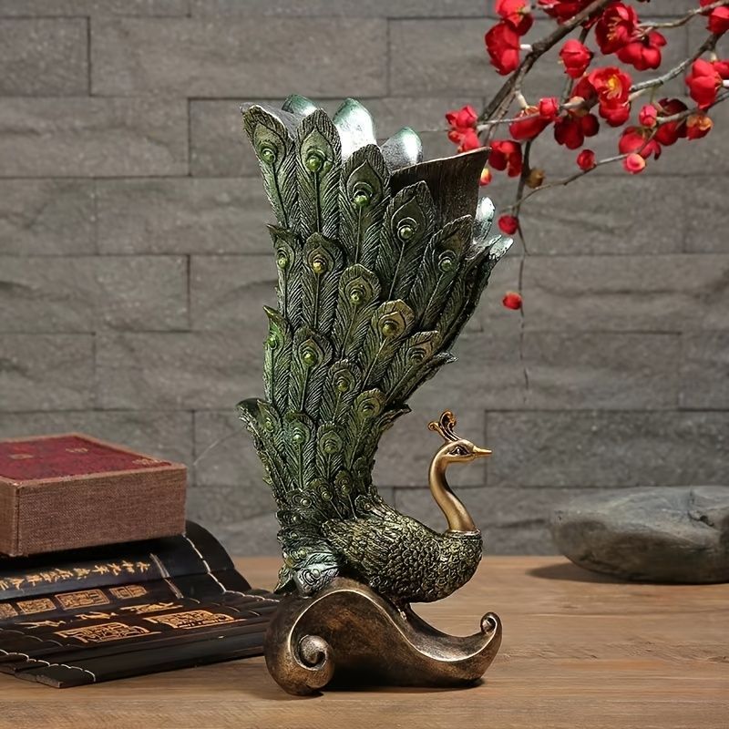 クジャク   置物 装飾品 現代工芸品美術品 クジャク 置物 装飾品 現代工芸品美術品 （創造的な錬鉄製の孔雀
