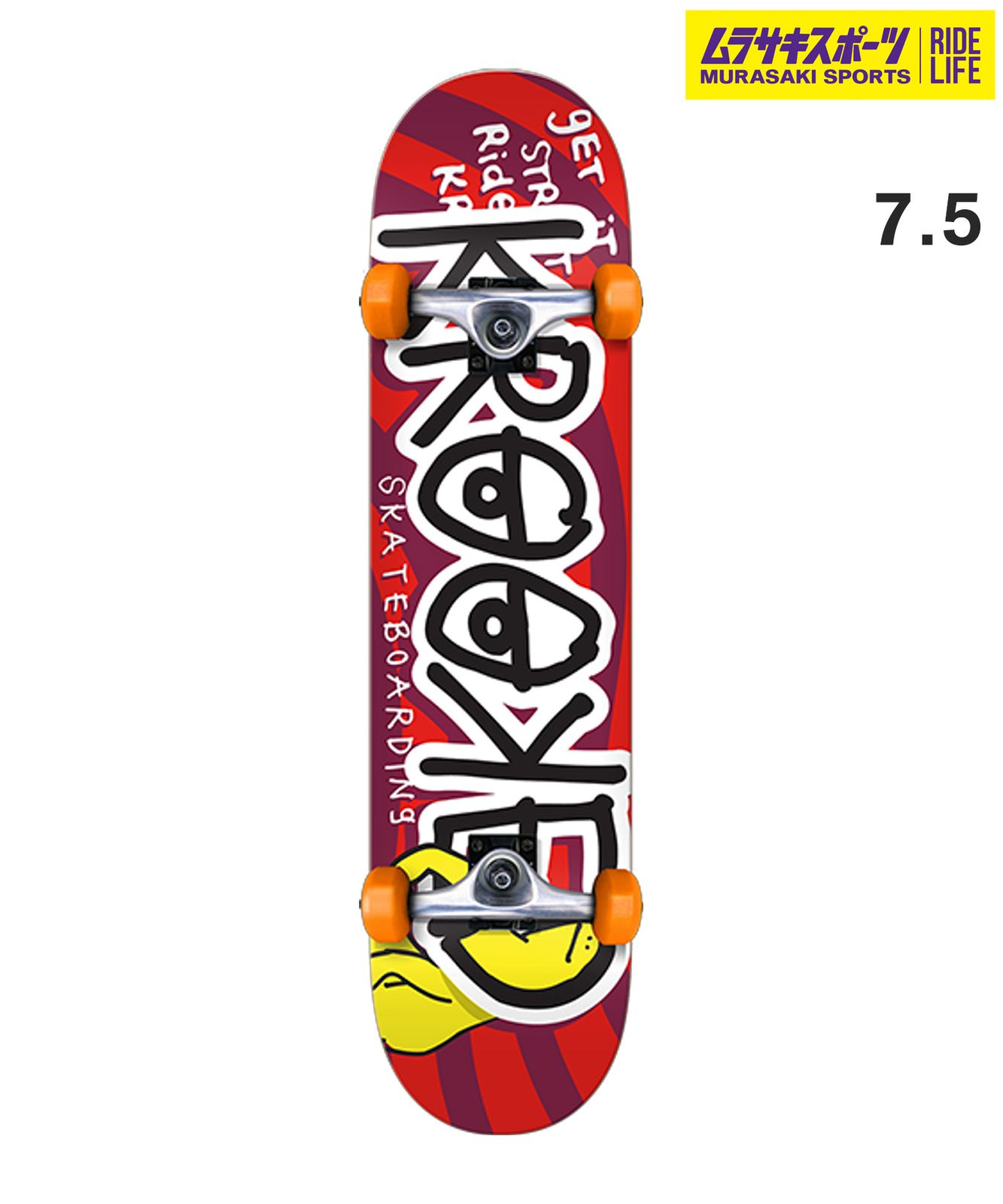 ムラスポ公式】新品 KROOKED クルキッド スケートボード ムラスポ公式】新品 KROOKED クルキッド スケートボード