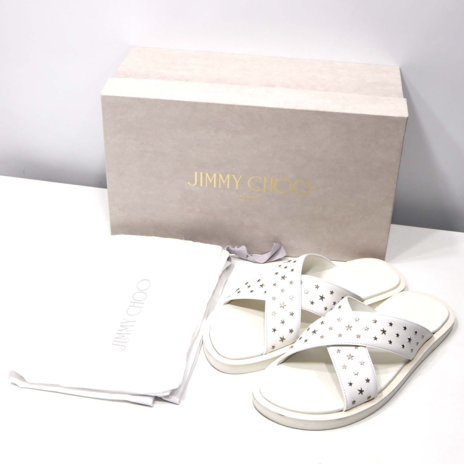 JIMMY CHOO ジミーチュウ サンダル PALMO パルモ スタースタッズ 
