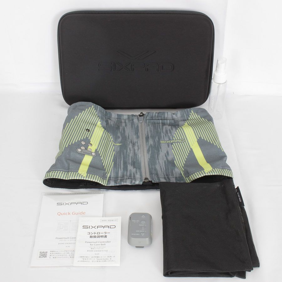 美品/正規品】MTG SIXPAD Powersuit Core Belt SE-BS-14B-M GRAY 