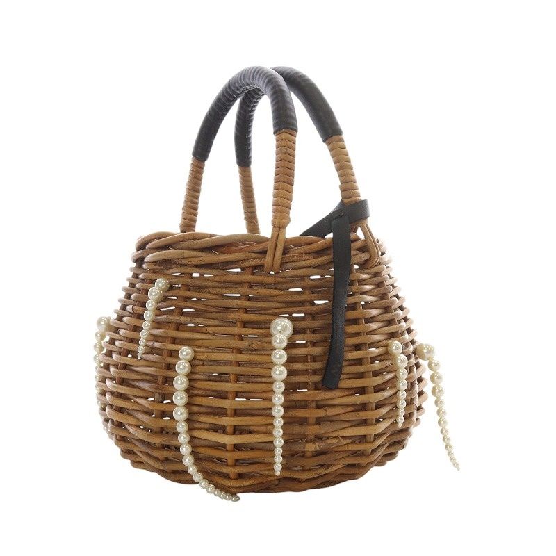 大人気！ラドロー☆フリンジバスケット☆Sサイズ☆ブラック☆LUDLOW