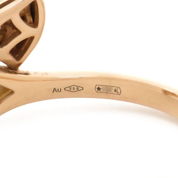 ブルガリ BVLGARI リング 指輪 ディーヴァ ドリーム K18PG  