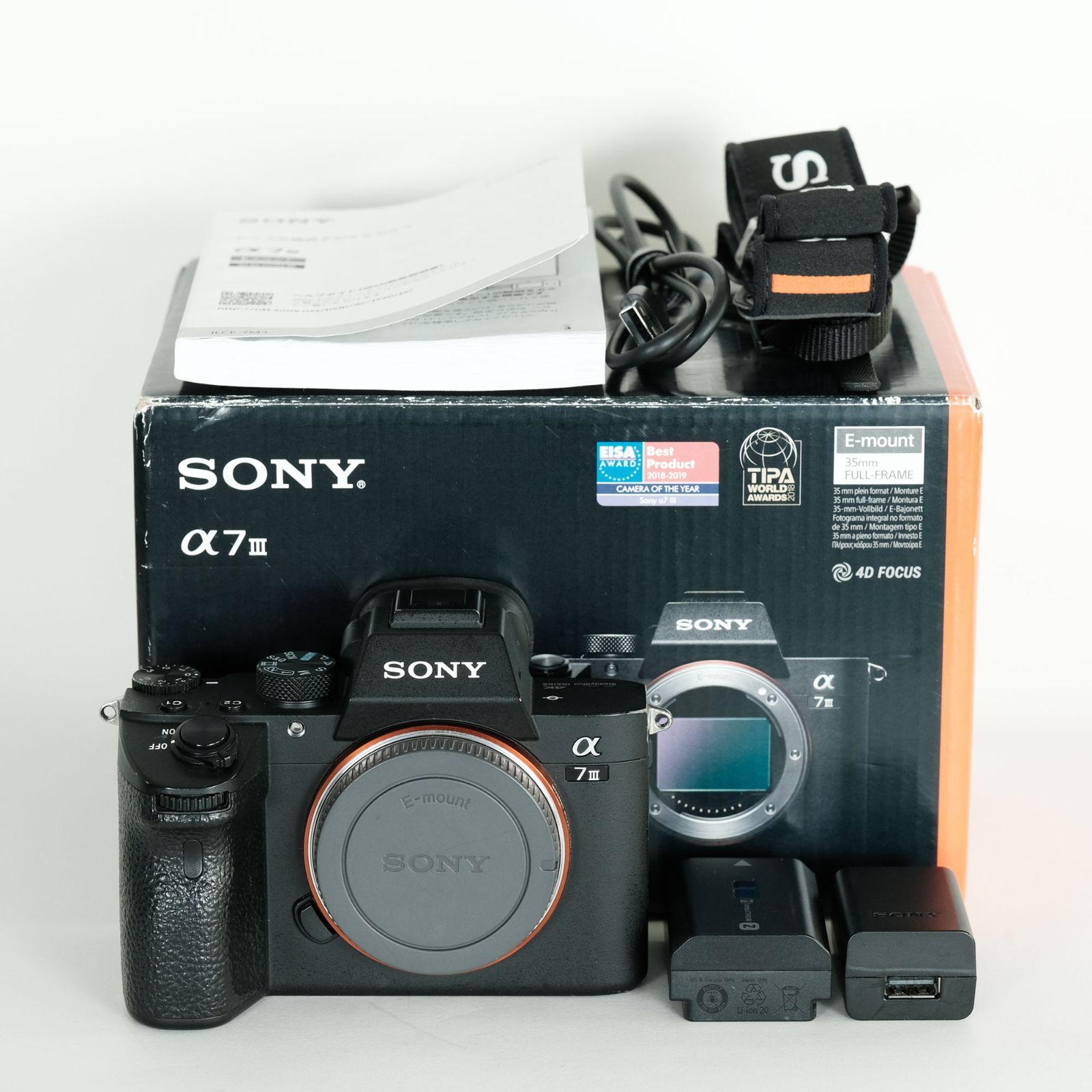 SONY α7 III デジタルカメラ 本体 シャッター数2515 α7 III ILCE-7M3 ボディ シャッター回数500回以下 M033-2E2