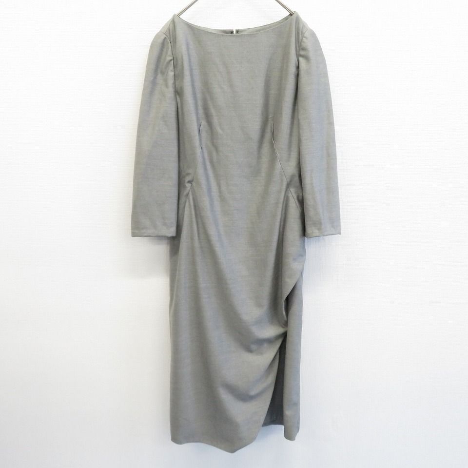 ジバンシイ GIVENCHY ワンピース ロングワンピース 七分袖 グレー系