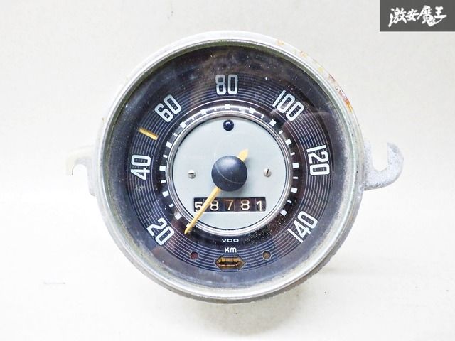 値下げ！空冷vw 純正 スピードメーター 65年 タイプ1 ビートル VDO 希少！保証付】VW フォルクスワーゲン純正 VDO製 空冷ビートル
