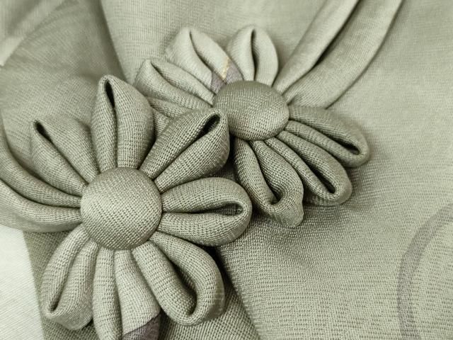 平和屋本店□極上 和装コート 道中着 ロング丈 唐草文 暈し染め 金彩