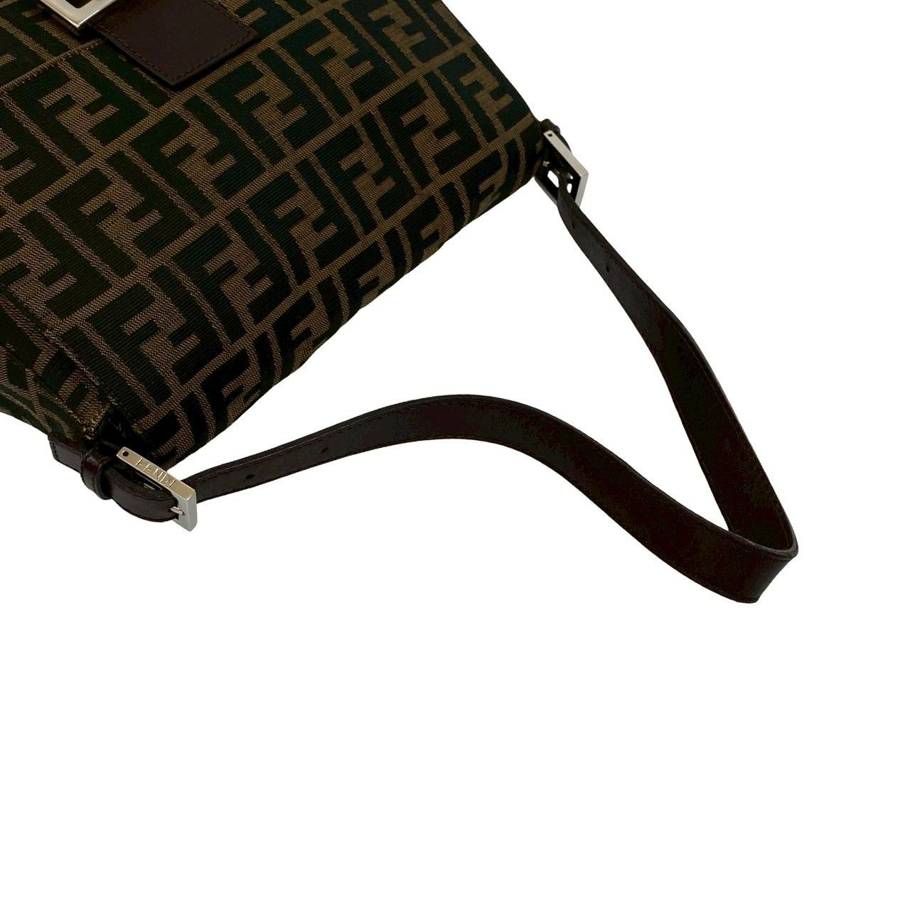 美品✨FENDI マンマバケット ワンショルダー ジャージ FFロゴ レザー 美品✨FENDI マンマバケット ワンショルダー ジャージ FFロゴ