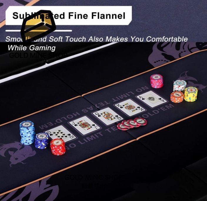 折りたたみ式ポーカーテーブル カジノレジャーテーブルトップテキサスホールデムポーカーテーブル