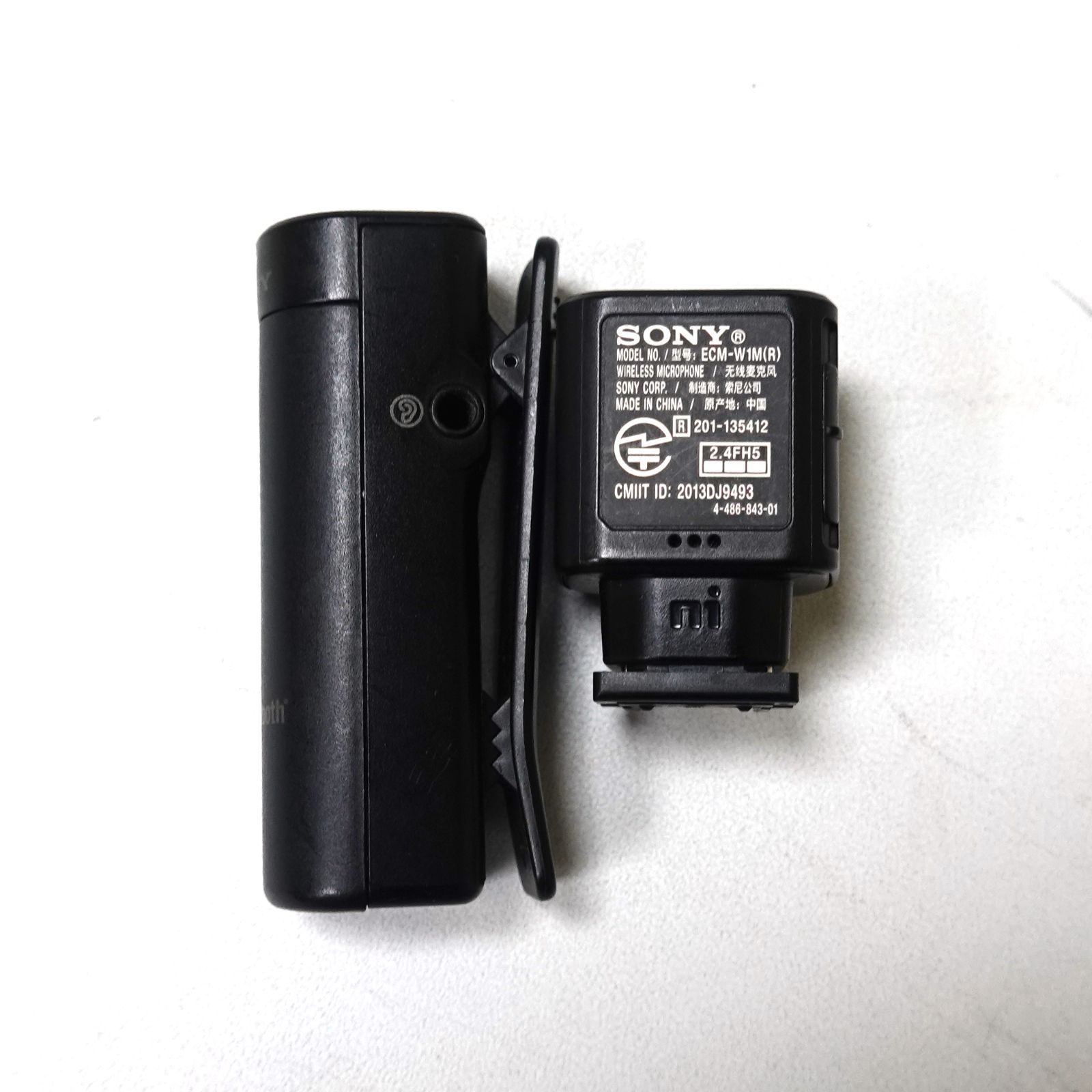 数回のみ使用　SONY ワイヤレスマイクロホン　ECM-W1M ECM-W1M | デジタルビデオカメラ Handycam ハンディカム | ソニー
