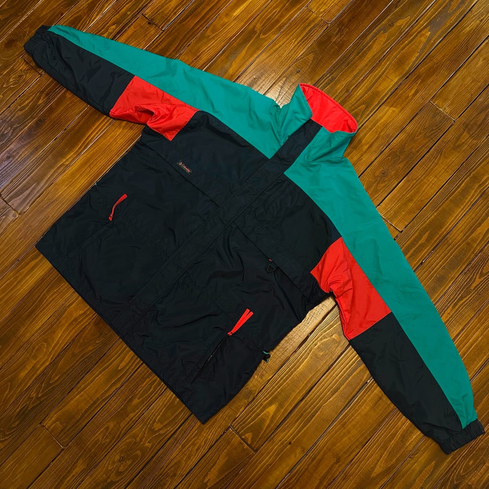 Colombia コロンビア】マウンテンパーカー レトロカラー 90s Columbia