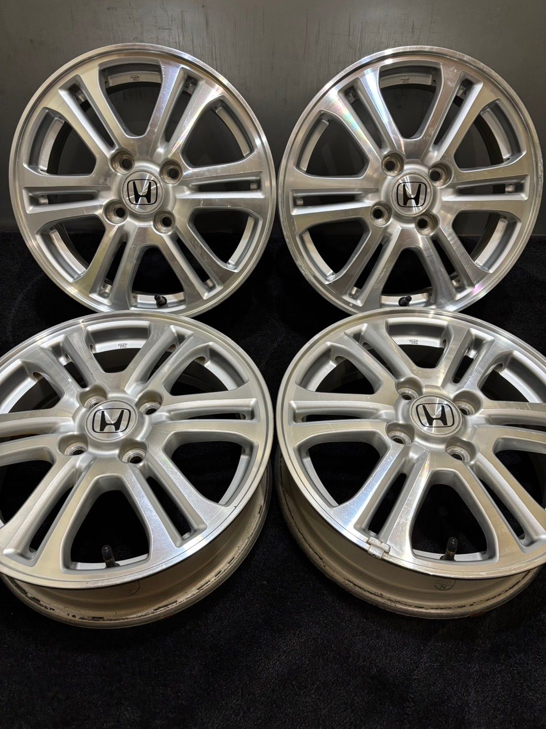 ☆ホンダ 純正 14インチ 4.5J +40 100 4H アルミホイール 4本 N