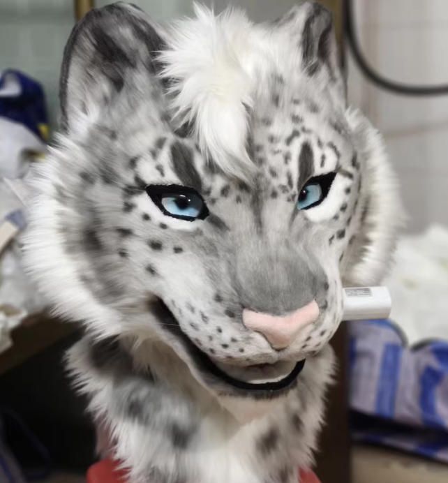着ぐるみヘッド 豹 NO.345 リアルスタイル 全頭ヘッド ケモノ ファースーツ ぬいぐるみ コスプレ コスチューム kigurumi 一点物
